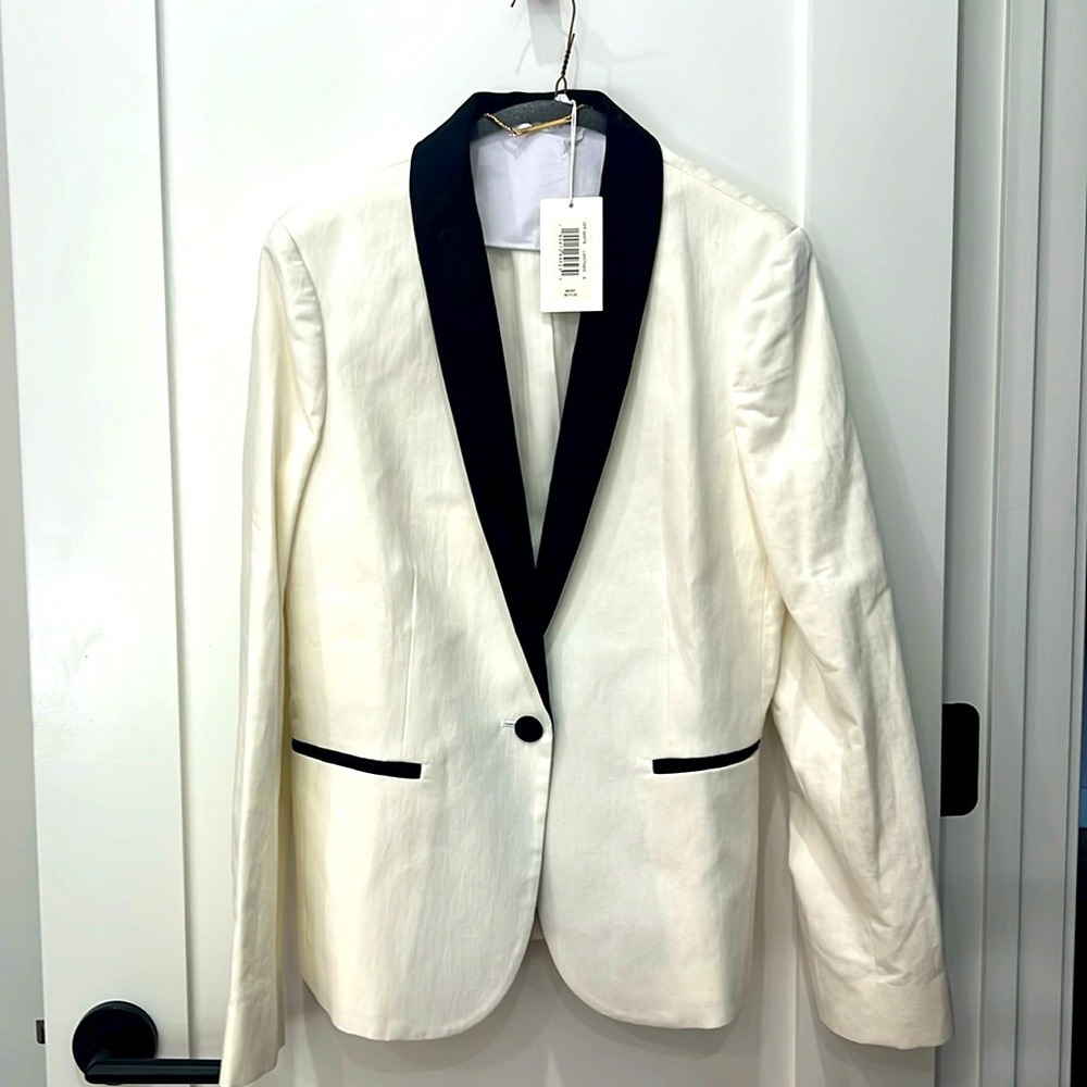 FRAME cotton/linen blazer New